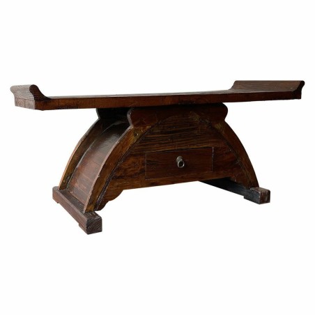 Banco Alexandra House Living Marrón Madera Madera de olmo 36 x 36 x 9