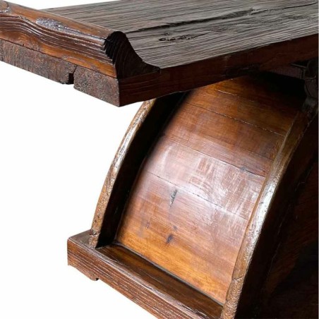 Bank Alexandra House Living Bruin Hout Elmhout 36 x 36 x 92 cm