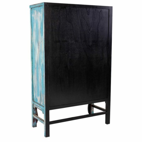Kast Alexandra House Living Blauw Hout Elmhout 49 x 172 x 108 cm