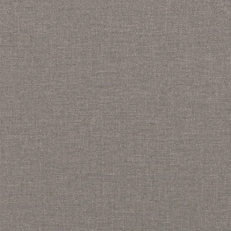 Lit avec matelas Dover taupe 100x200 cm tissu