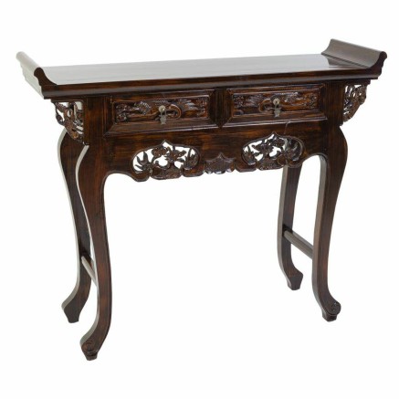 Meuble d'Entrée avec Tiroirs Alexandra House Living Marron 33 x 90 x