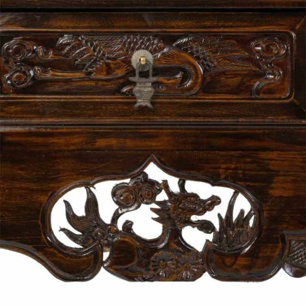 Meuble d'Entrée avec Tiroirs Alexandra House Living Marron 33 x 90 x 2