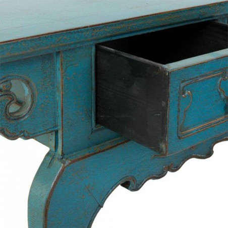 Meuble d'Entrée avec Tiroirs Alexandra House Living Bleu 37 x 78 x 13