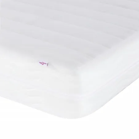 Lit avec matelas Dover noir 120x200 cm velours