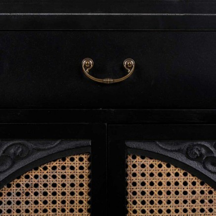 Recibidor con Cajones Alexandra House Living Negro 36 x 100 x 70 cm 2