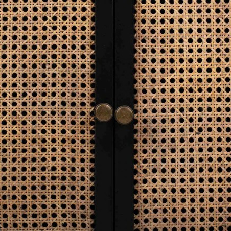 Zijtafel met lades Alexandra House Living Zwart 36 x 100 x 70 cm
