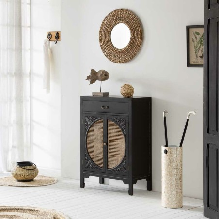 Hall Table with Drawers Alexandra House Living Black 36 x 100 x 70 cm