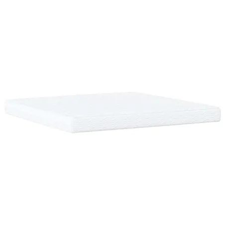 Lit avec matelas Dover vert foncé 200x200 cm velours