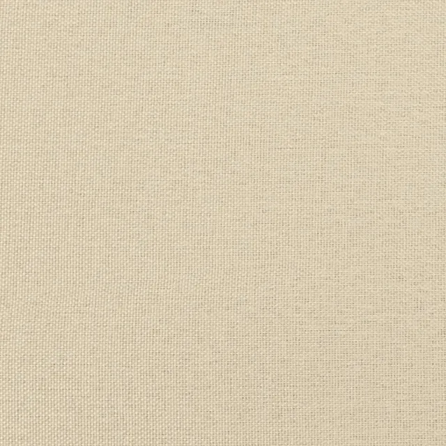 Lit avec matelas Hvar crème 90x190 cm tissu