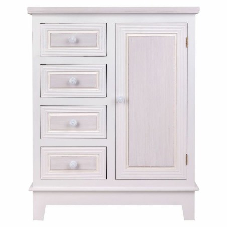 Konsolentisch mit Schubladen Alexandra House Living Weiß 32 x 84 x 66