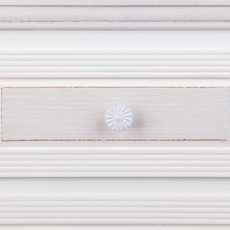 Mesita de Noche Alexandra House Living Blanco 33 x 68 x 41 cm