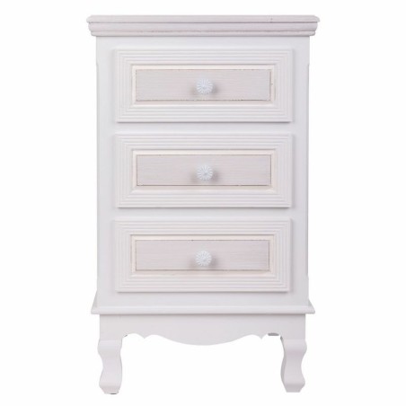 Nachtkastje Alexandra House Living Wit 33 x 68 x 41 cm