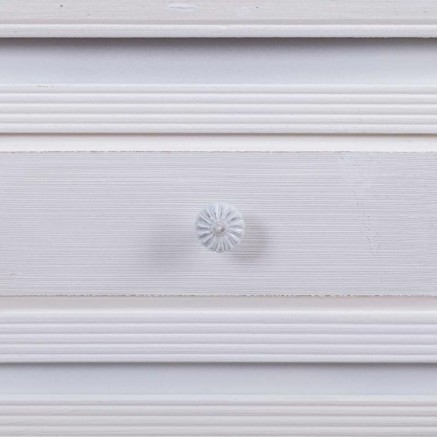 Kommode Alexandra House Living Weiß Holz MDF 40 x 105 x 80 cm 2