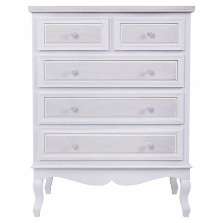 Cassettiera Alexandra House Living Bianco Legno MDF 40 x 105 x 80 cm
