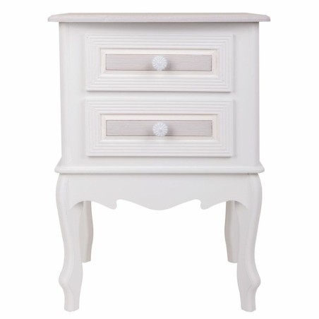 Table de Nuit Alexandra House Living Blanc 34 x 57 x 42 cm