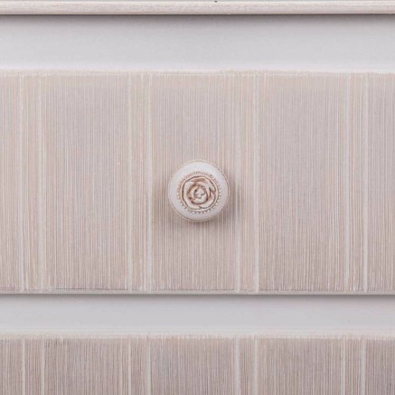 Mesita de Noche Alexandra House Living Blanco 30 x 50 x 40 cm 2