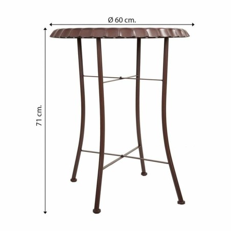 Table Alexandra House Living White 60 x 71 x 60 cm