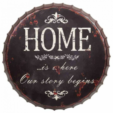 Table Alexandra House Living Noir 60 x 71 x 60 cm