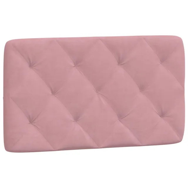 Lit avec matelas rose 90x200 cm velours