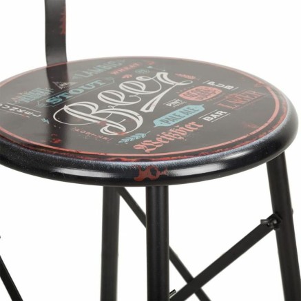 Hocker Alexandra House Living Schwarz Eisen 40 x 100 x 46 cm 2