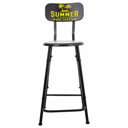 Hocker Alexandra House Living Schwarz Eisen 40 x 100 x 46 cm