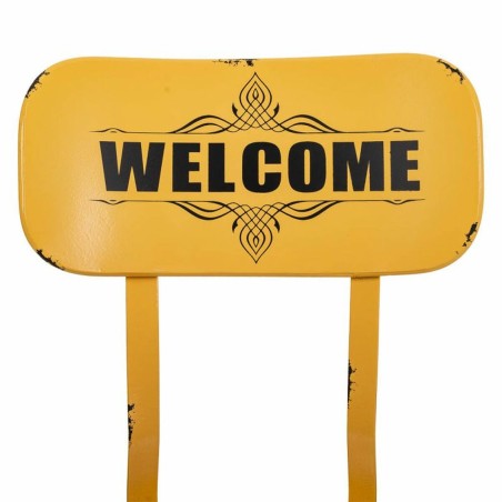 Tabouret Alexandra House Living Jaune Fer 40 x 100 x 46 cm