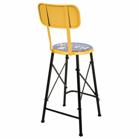 Tabouret Alexandra House Living Jaune Fer 40 x 100 x 46 cm
