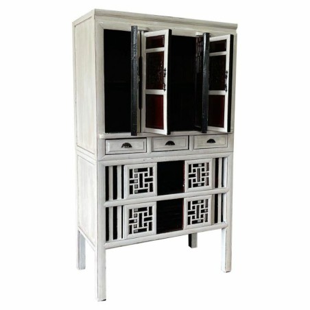 Kast Alexandra House Living Wit Hout Elmhout 48 x 173 x 97 cm