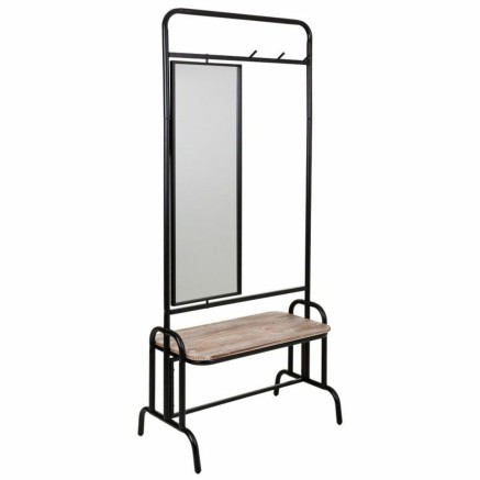 Ingresso Alexandra House Living Nero 45 x 181 x 77 cm