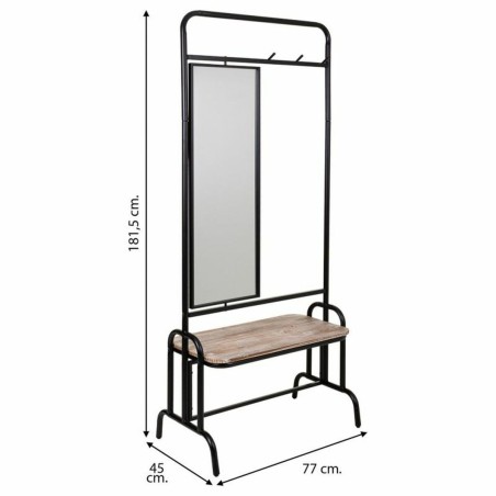 Gang Alexandra House Living Zwart 45 x 181 x 77 cm