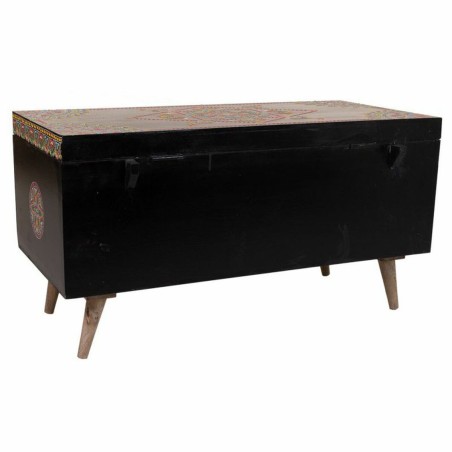 Coffre Alexandra House Living Noir Multicouleur Bois de manguier Bois