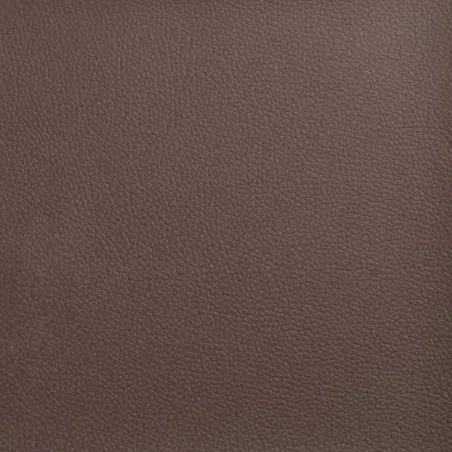 Lit Viana avec matelas marron 140x190 cm similicuir