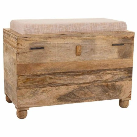 Kruk Alexandra House Living Wit Natuurlijk Mangohout Hout MDF 40 x 47