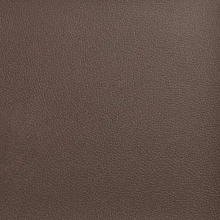 Cadre de lit sans matelas Zadar marron 80x200 cm similicuir