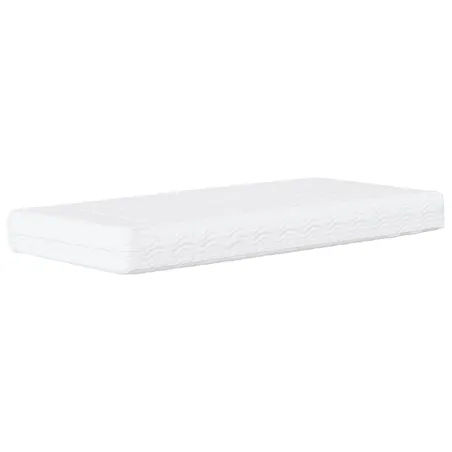 Cadre de lit sans matelas Zadar noir 90x190 cm similicuir