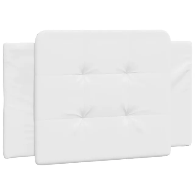 Cadre de lit sans matelas Zadar blanc 90x190 cm similicuir