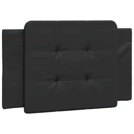 Cadre de lit sans matelas Zadar noir 90x200 cm similicuir