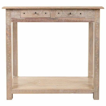 Zijtafel met lades Alexandra House Living Wit Natuurlijk 40 x 76 x 135
