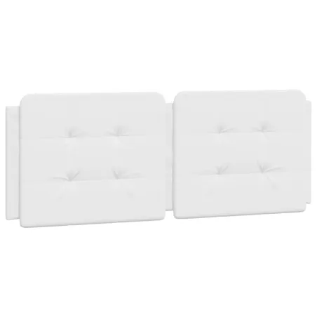 Cadre de lit sans matelas Zadar blanc 120x200 cm similicuir