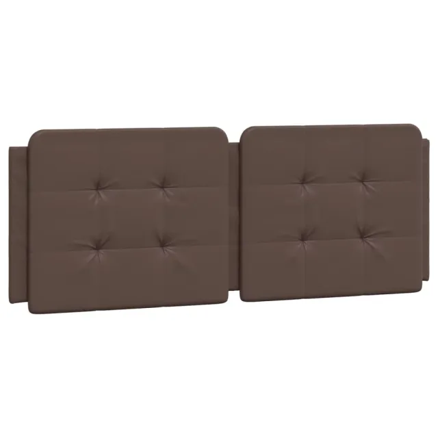 Cadre de lit sans matelas Zadar marron 120x200 cm similicuir