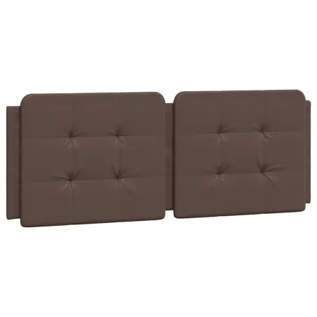 Cadre de lit sans matelas Zadar marron 120x200 cm similicuir