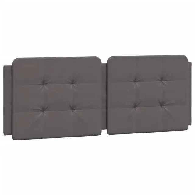 Cadre de lit sans matelas Zadar gris 120x200 cm similicuir