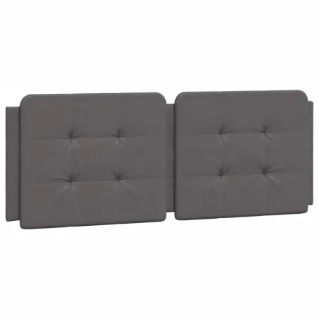 Cadre de lit sans matelas Zadar gris 120x200 cm similicuir