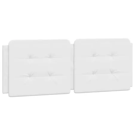 Cadre de lit sans matelas Zadar blanc 140x200 cm similicuir