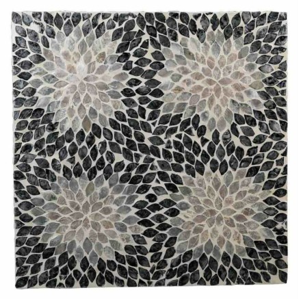 Kruk Alexandra House Living Blauw Hout MDF 45 x 48 x 46 cm 2
