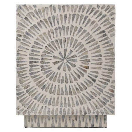 Hocker Alexandra House Living Grau Holz MDF 35 x 45 x 35 cm