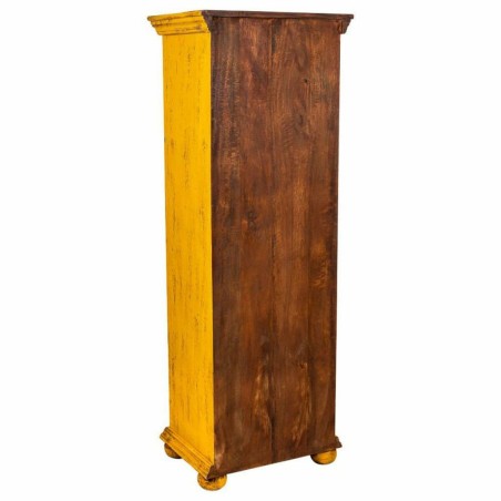 Armoire Alexandra House Living Jaune Fer Bois de manguier 40 x 149 x 5
