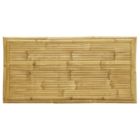 Ensemble de bistro pliante 5 pcs et coussins gris foncé bambou