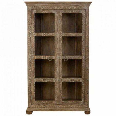 Vitrina Alexandra House Living Vidrio Hierro Madera de mango 43 x 180