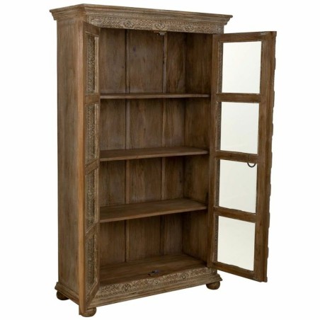 Displayständer Alexandra House Living Glas Eisen Mango-Holz 43 x 180